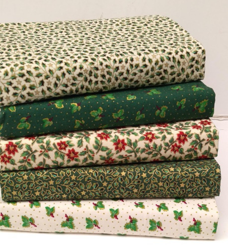 Christmas fabric 100 - fabric, cotton