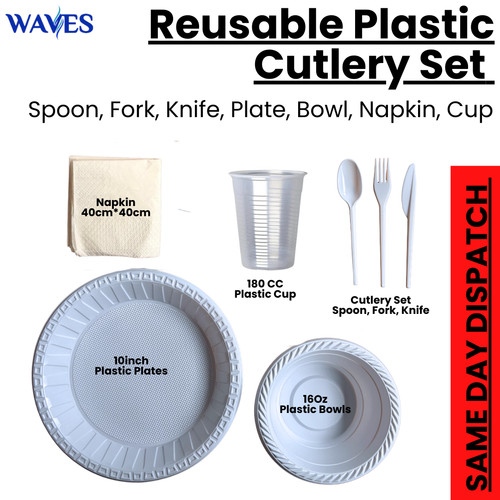 400pc premium reusable plastic - premium,