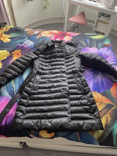 Burberry black long quilted - burberry,