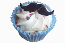 20 EDIBLE WAFER MOUSTACHE