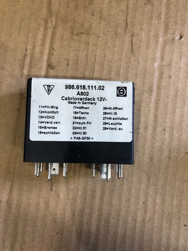 Porsche boxster 986 - 986, relay