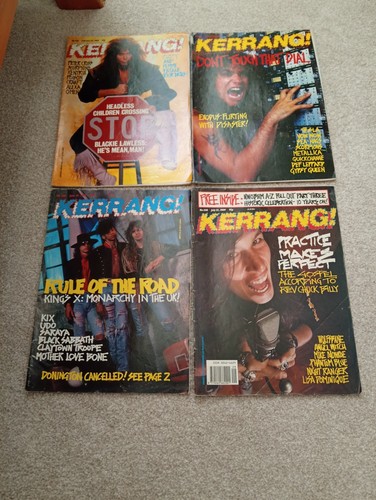 Vintage kerrang magazine - vintage,