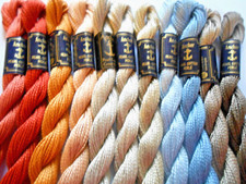 Anchor Perle 5 Cotton 5g Skeins Pack of 11 EXACT MATCH