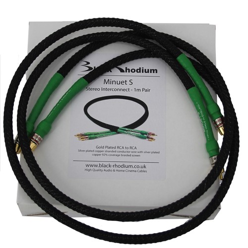 Black rhodium cable minuet s - rhodium,