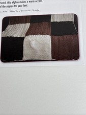 Cabled Big Block Blanket Crochet Pattern Cards Pages