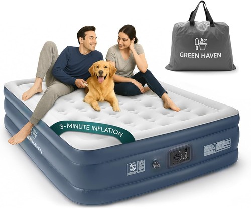 King size air bed - size, with