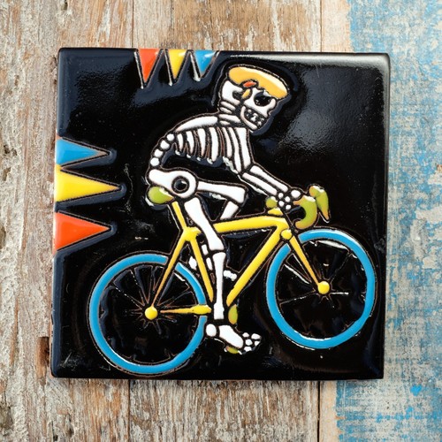 Mexican relief tile - tile, 10.5x10.5