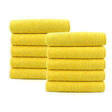 10 x Microfibre Cloths Car Valeting, Cleaning, Waxing, Detailing, PTFE Polishing