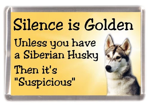 Siberian husky dog fridge - siberian,
