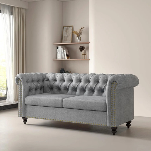 Large seater chesterfield - large,