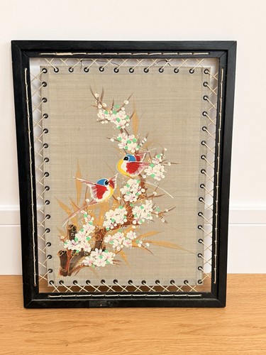Rare vintage oriental silk - oriental,