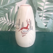 Crown Devon Fieldings - Stockholm Pattern Red Deer - Pepper Pot 14cm High