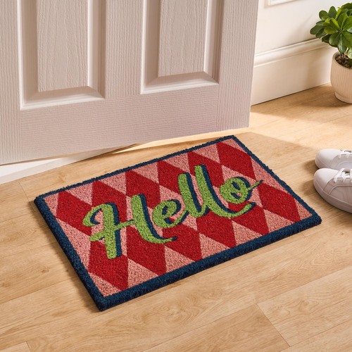 Ohs hello slogan - slogan, doormat