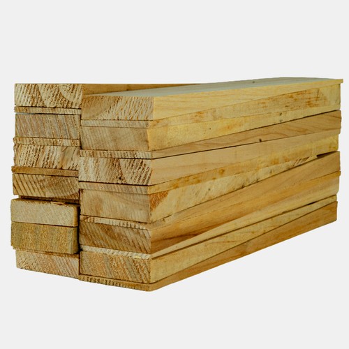 Wooden shim wedges fence - fence, panel