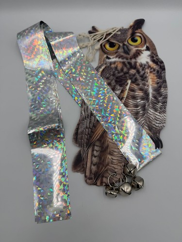 Owl bird scarer garden - owl,