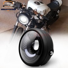 Universal Motorcycle Retro 6.5" Hi/Lo Beam LED Headlight for Cafe Racer Bobber