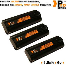 3x replacement batteries 1.5ah