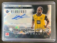 2024-25 Topps Midnight Bundesliga Almugera Kabar Horizon RC Moon Beam Auto #/49