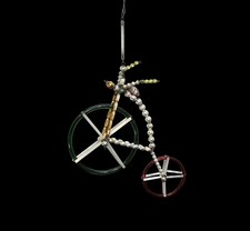 Gablonzer Ornament, Bicycle /