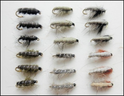 Czech nymph flies with - flies,