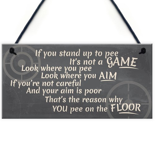 Funny toilet sign stand - toilet,