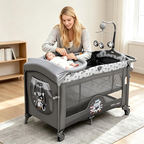 In1 travel cot foldable - foldable, baby