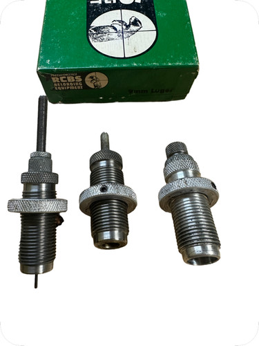 9mm die set - steel, sizer