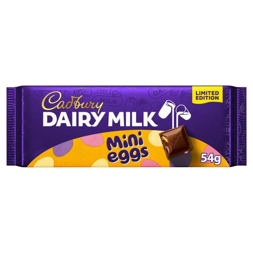 Cadbury dairy milk mini - milk, eggs