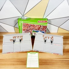 Vintage Subbuteo Football Terrace & Unpainted Spectators Set with Box & Manual