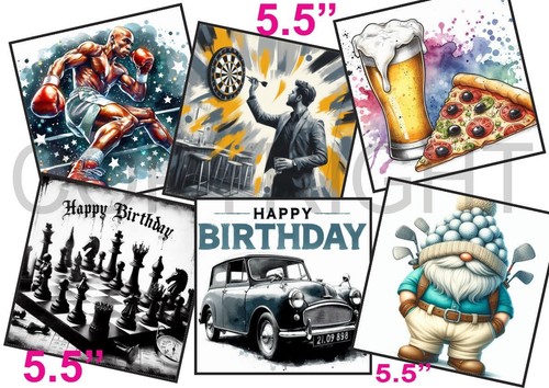 Card toppers 5 - xl,