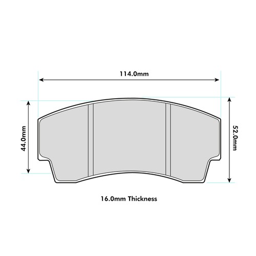 Mintex mrm1802 brake pads for - brake,
