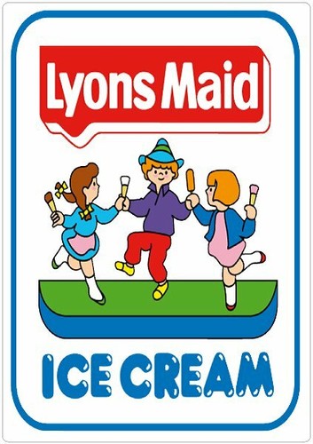 Retro lyons maid - maid, sign