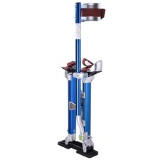 Pair of Aluminium Drywall Stilts Tool 18-30" Adjustable Height Painter Cosplay