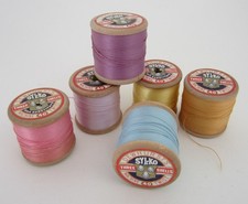 Lot of 6 Vintage Sylko Wooden