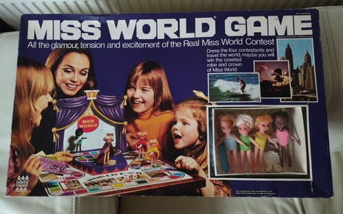 Vintage miss world - board, game