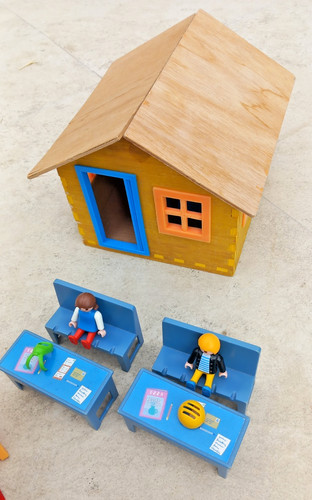 Playmobil school with house - playmobil, a