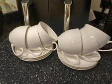 MAXWELL WILLIAMS CASHMERE CUPS AND SAUCERS X 4