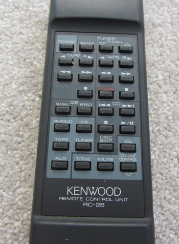 Kenwood remote control - kenwood, rc-28