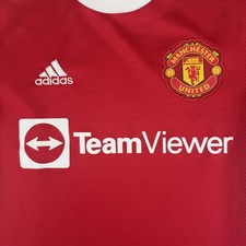 Rare Original Manchester United 2021/2022 Home Football Shirt Mens Small