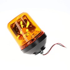 Genuine Lucas BL6 Amber Rotating Beacon 12/24v Single Bolt Mount LBB122