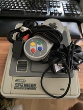Super Nintendo Entertainment System Console SNES with accessories Working Great