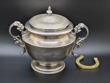 Antique Art Deco Nickel Lidded