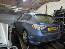 Subaru Impreza WRX UK GRB breaking SPARES PARTS 2.5 TURBO 08-12 2010 HATCH  Blue
