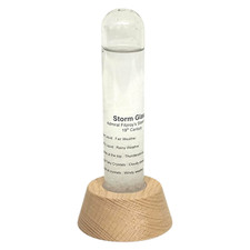 Fitzroy Storm Glass Weather Prediction Desk Ornament 14cm Barometer Novelty