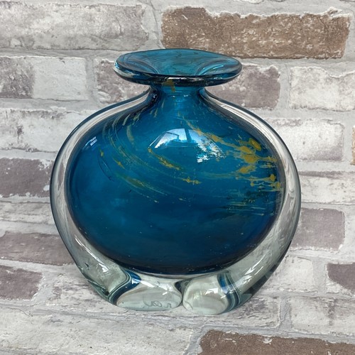 Vintage mdina blue green - vintage, swirl