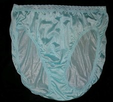 Vintage Hanes Blue Satin Nylon