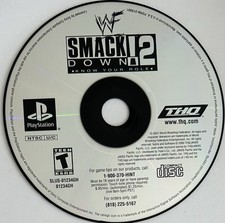 WWF SmackDown 2 - GH (Sony PlayStation 1, PS1) DISC ONLY | NO TRACKING | M784
