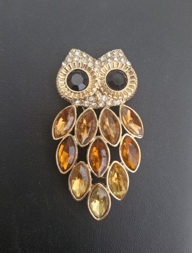 Owl brooch pin - owl, pin.