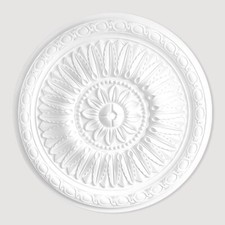 Ceiling Rose Polyurethane Resin – Quality Decorative 'Girasole' Dia 61cm