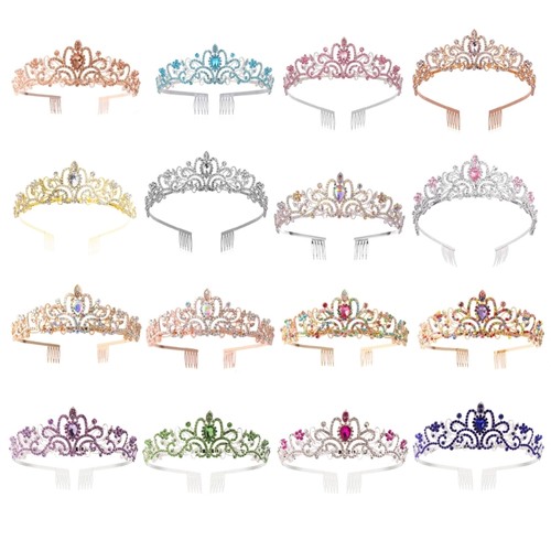 Elegant crystal tiaras - tiaras, crowns